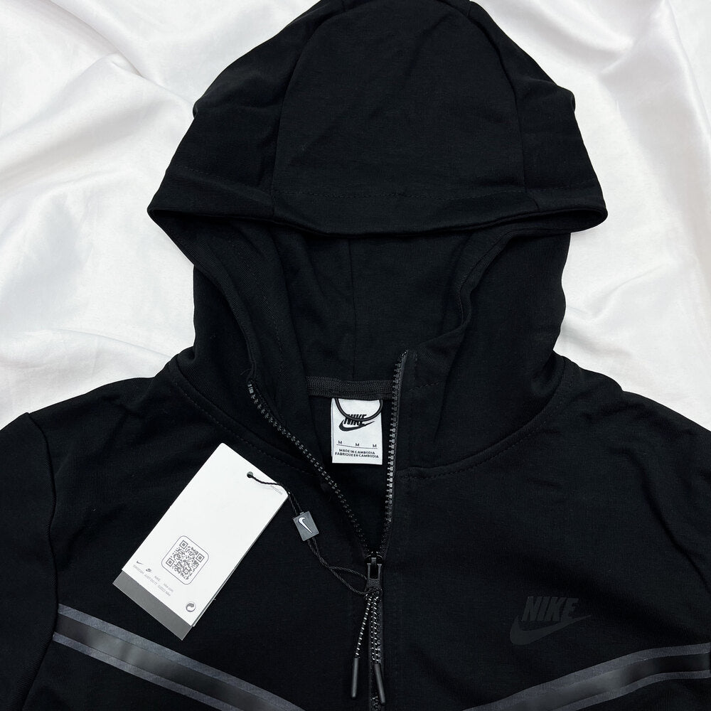 Nike Tech Fleece Full-Zip Hoodie Black