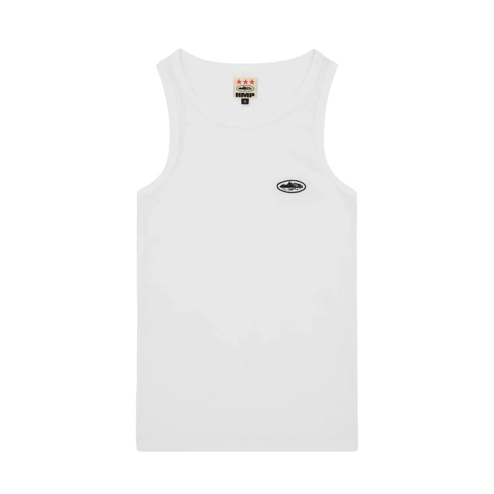 HMP Essential Men White Vest