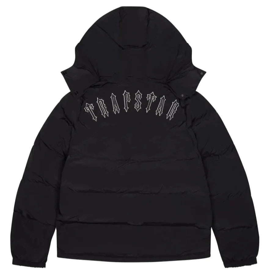Trapstar Irongate Detachable Hooded Puffer Jacket - (BLACK) – Hipp