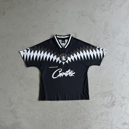 Corteiz Club RTW Football Black Jersey