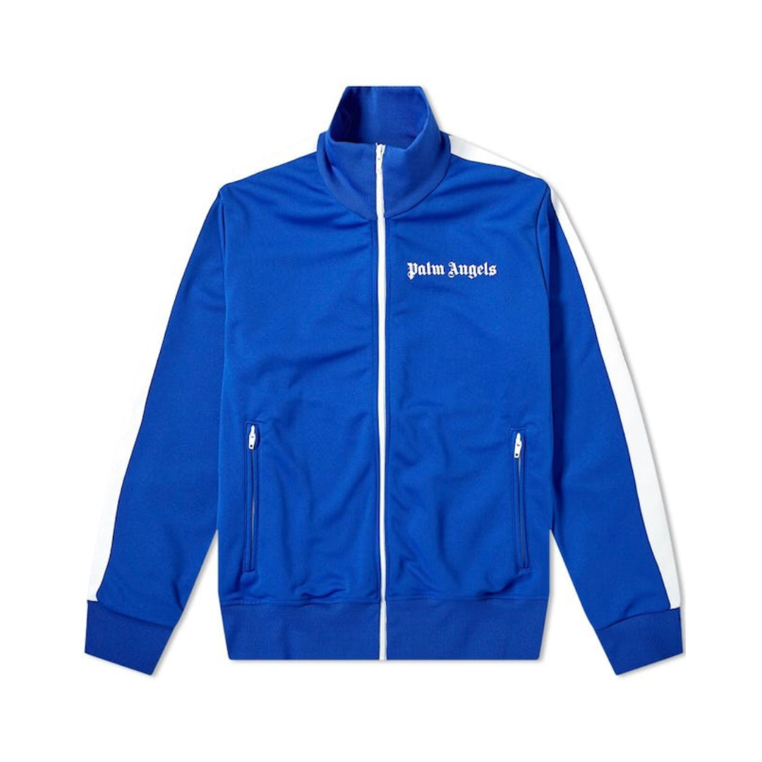 Palm Angels-BLUE TRACK JACKET