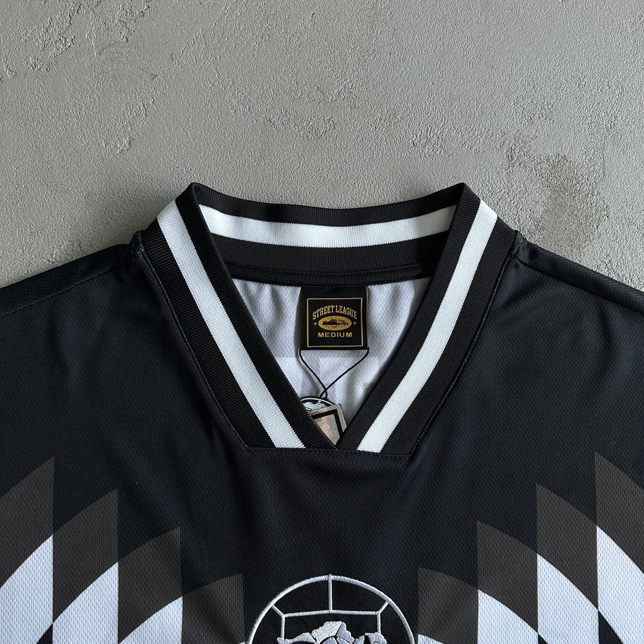 Corteiz Club RTW Football Black Jersey