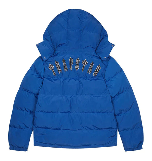 Trapstar Irongate Detachable Hooded Puffer Jacket - (DAZZLING BLUE)