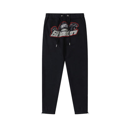 Trapstar Shooters Hooded Tracksuit - Black / Red