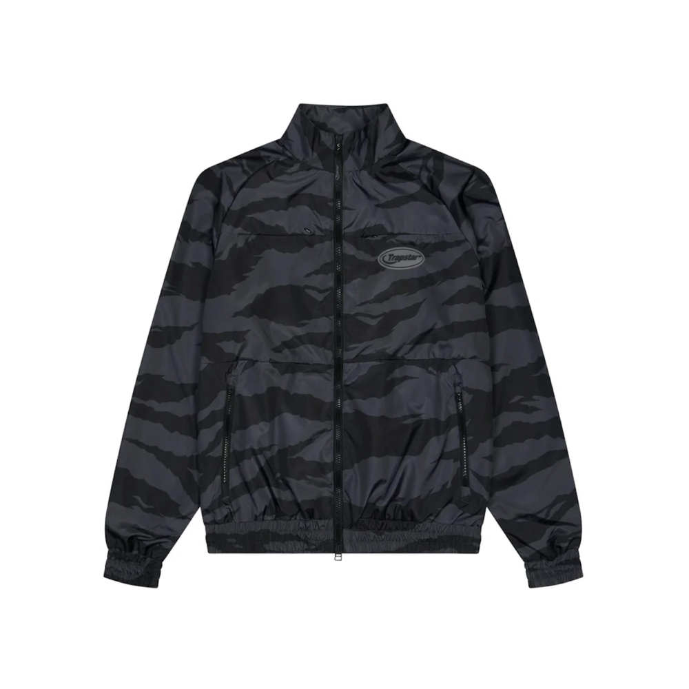 TrapStar Hyperdrive Zip Track Top Grey Camo