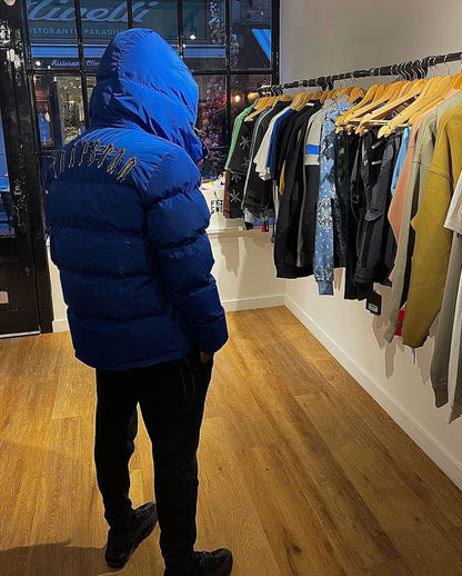 Trapstar Irongate Detachable Hooded Puffer Jacket - (DAZZLING BLUE)