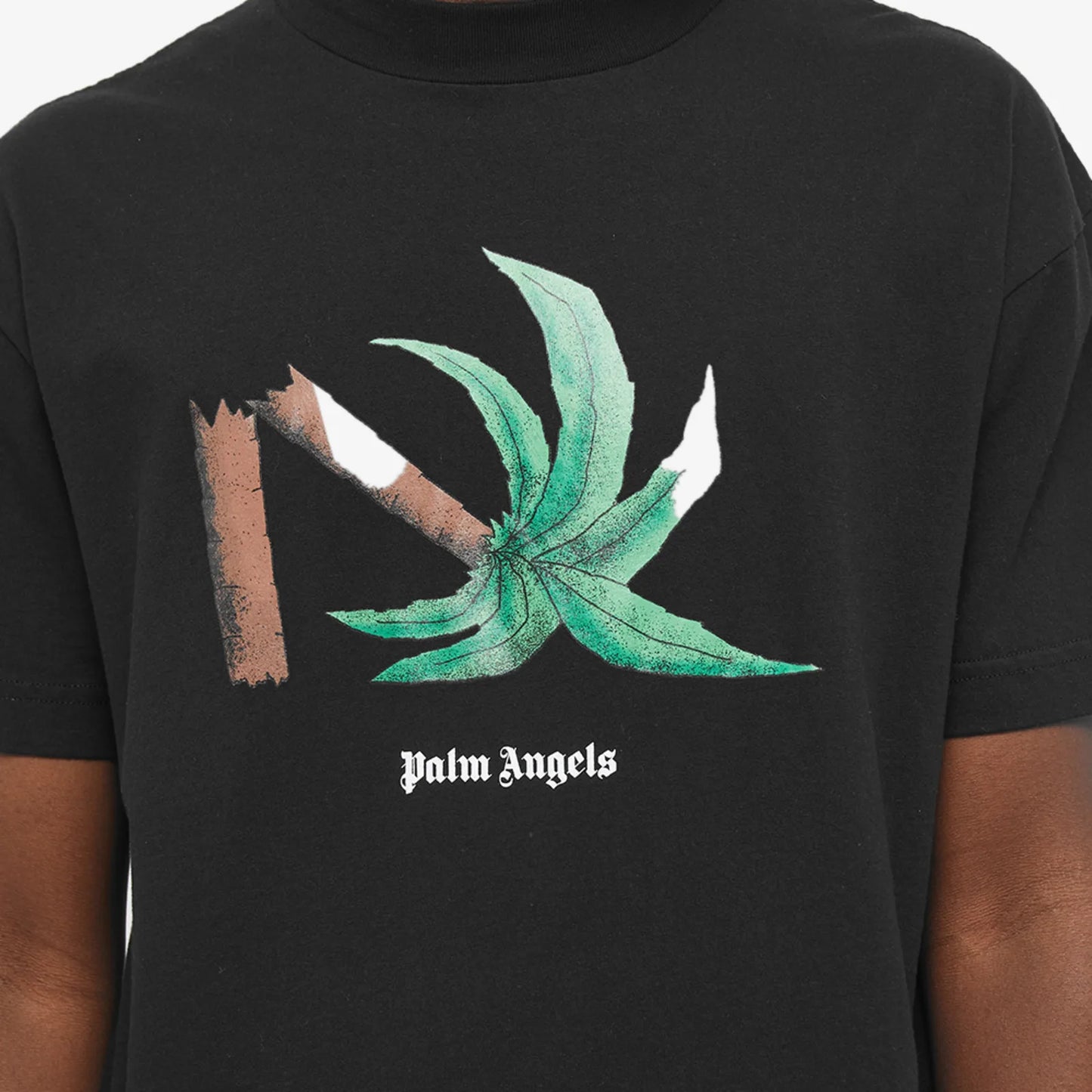 PALM ANGELS BROKEN PALM T-SHIRT