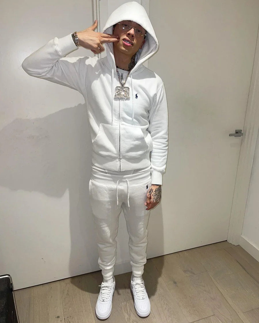 Polo Ralph lauren tracksuit- White