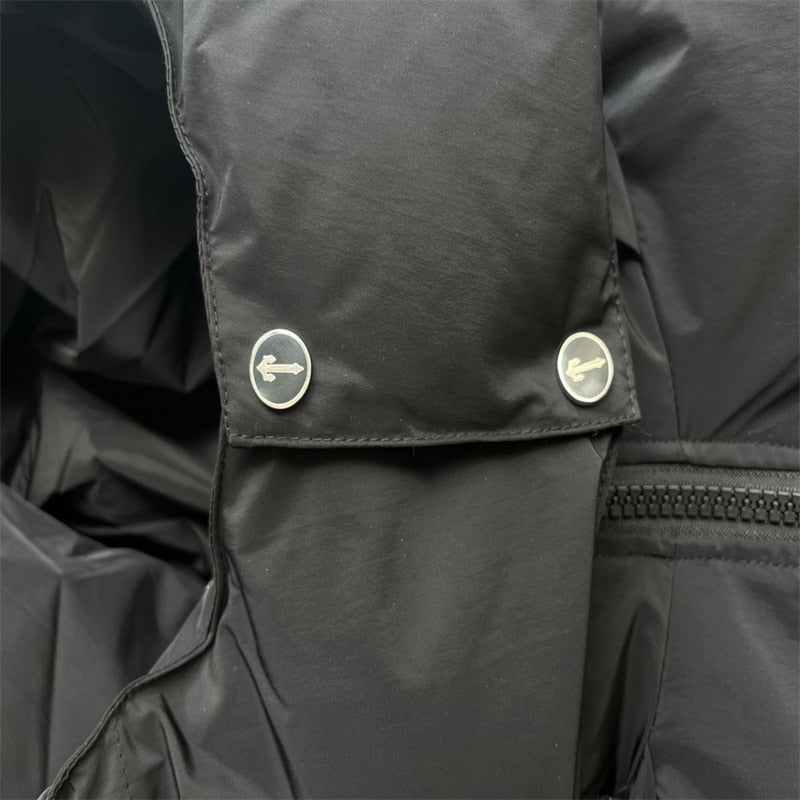Trapstar Irongate Detachable Hooded Puffer Jacket - (BLACK) – Hipp