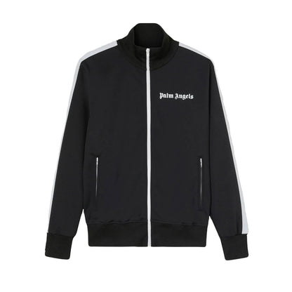 Palm Angels-BLACK TRACK JACKET