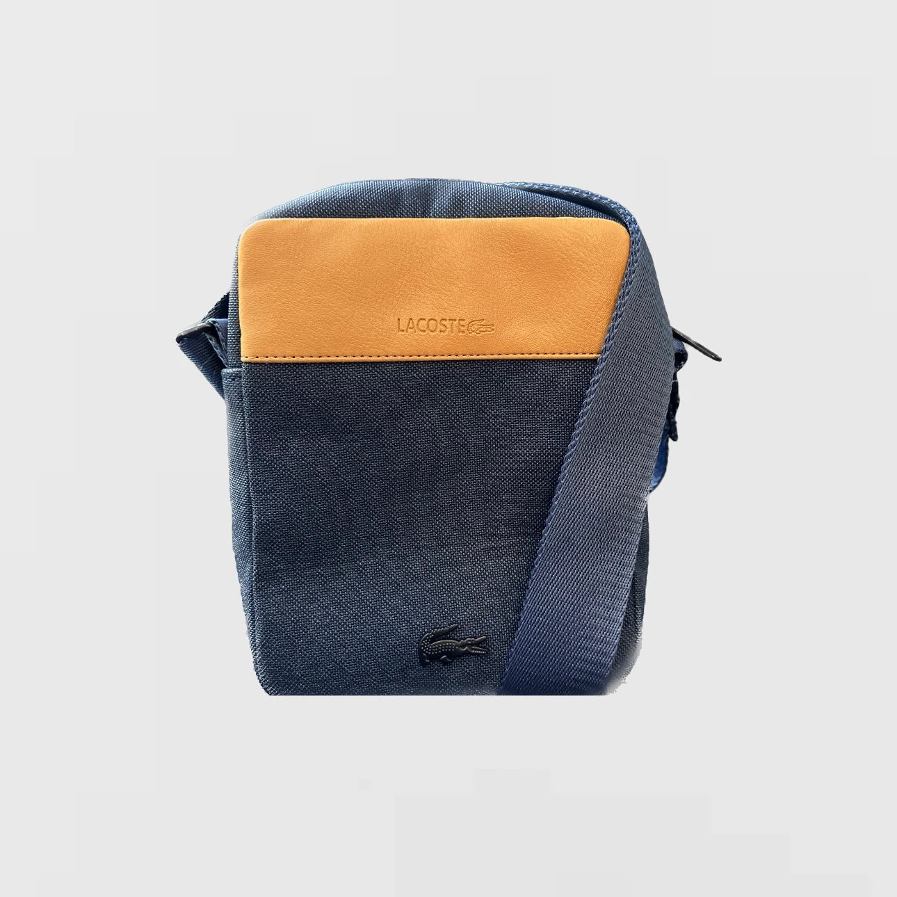 Lacoste Classic Men's Navy Blue/Yellow Shoulder Bag