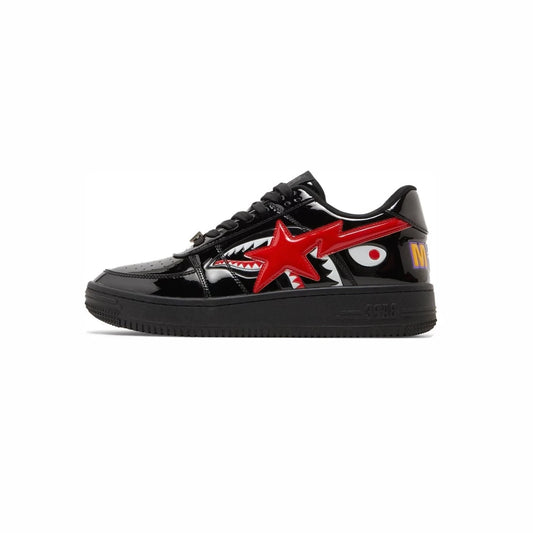 Bapesta Low Black Shark Face