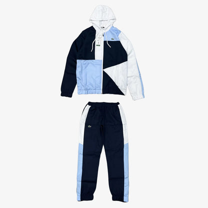 Lacoste Back-Print tracksuit - Baby blue/Black