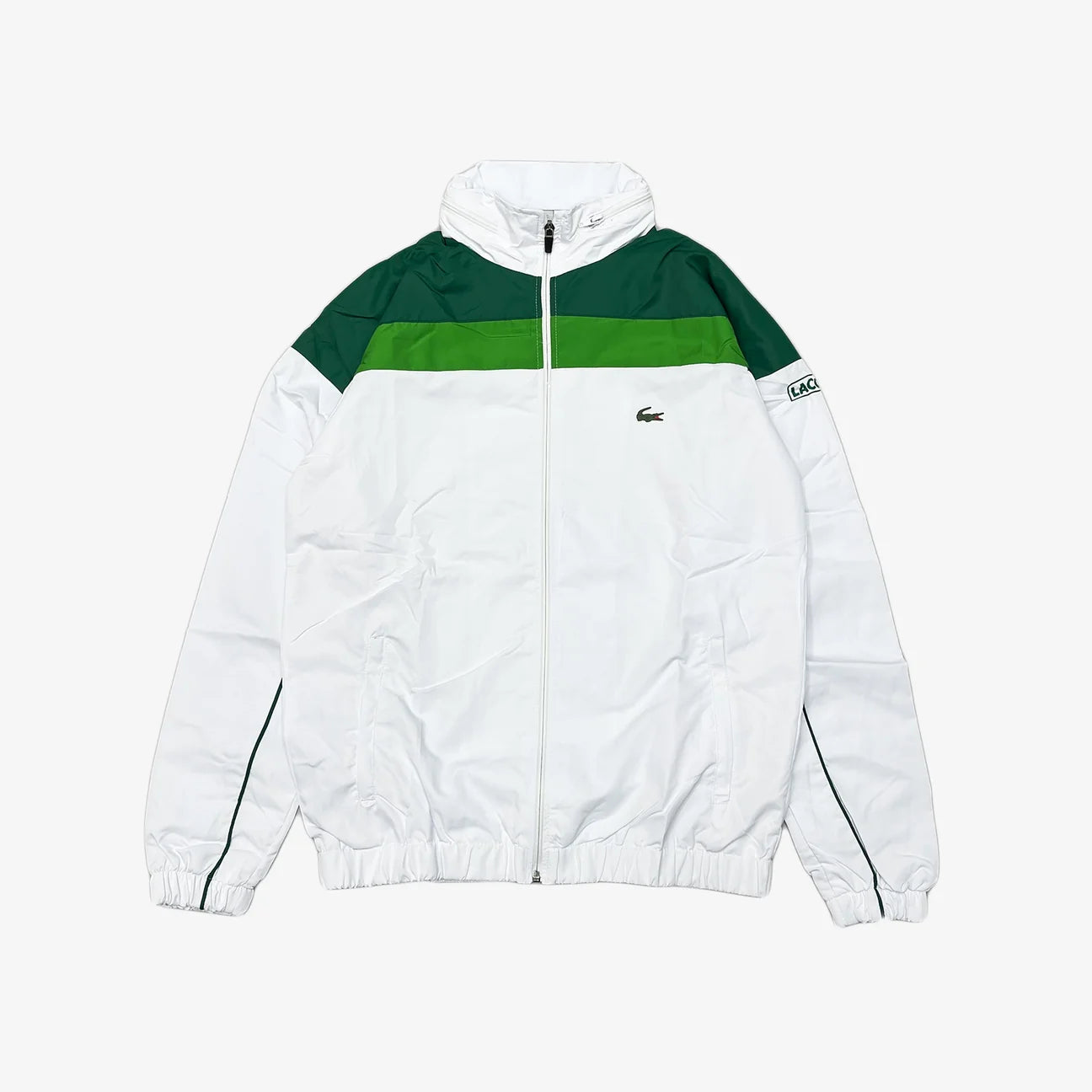 Lacoste Sport White/Green Tracksuit