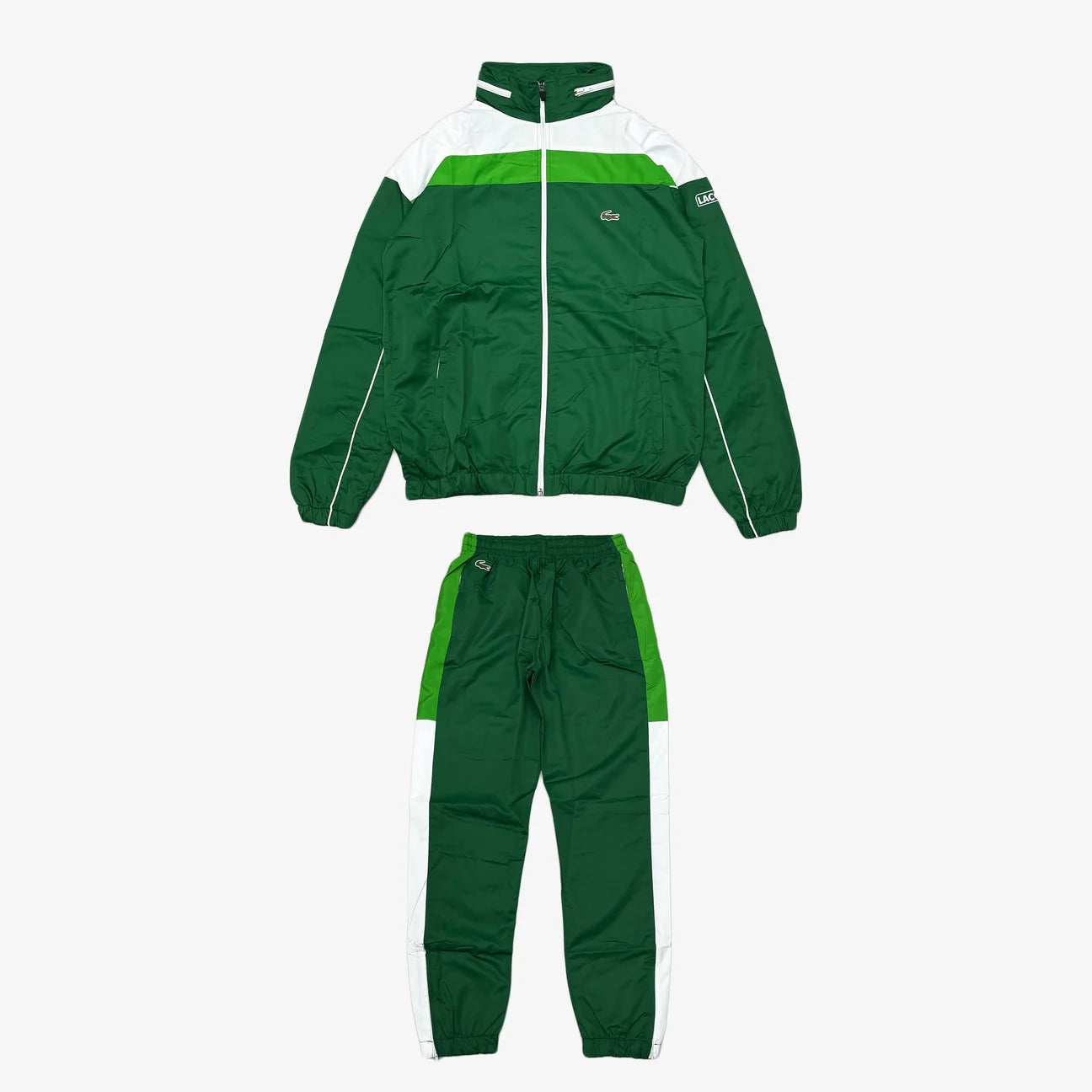 Lacoste Sport Green/White Tracksuit