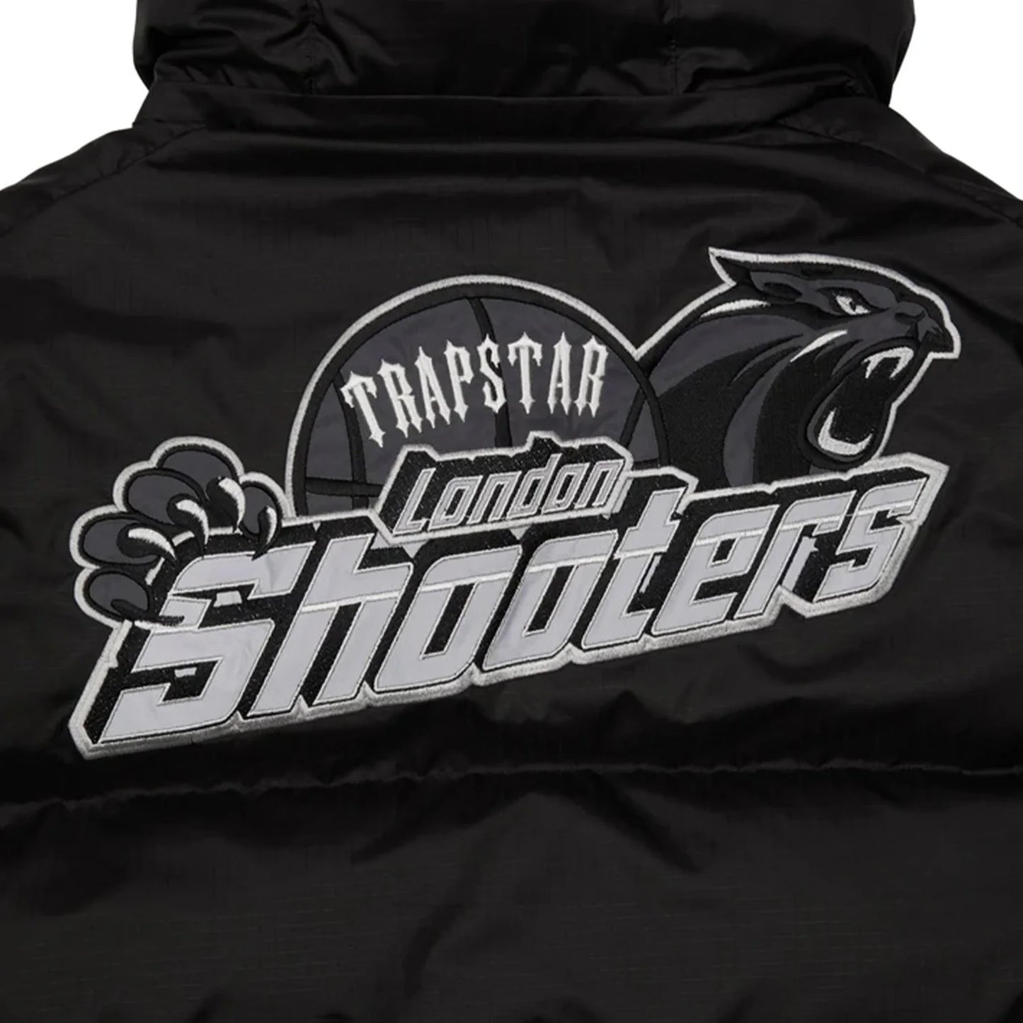 Trapstar London Shooters Puffer Jacket Black/Reflective