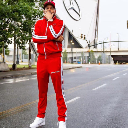 Palm Angels-RED TRACK JACKET