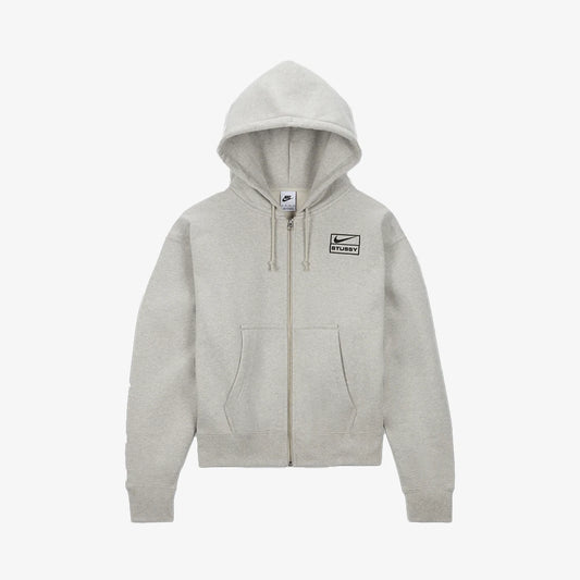 NIKE Stussy x Nike Full-Zip Hoodie - Grey