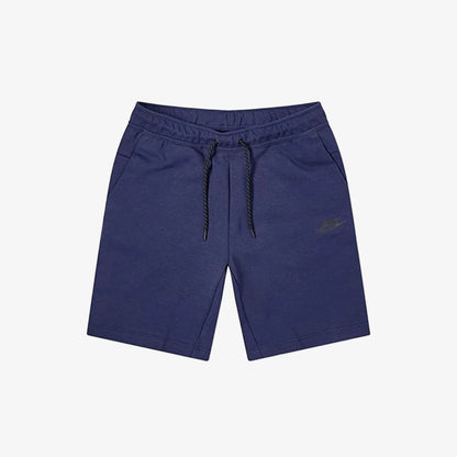 NIKE Tech Fleece Shorts - Navy Blue