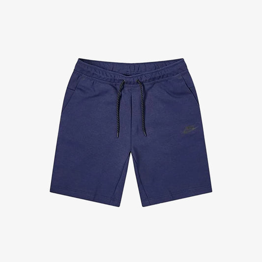 NIKE Tech Fleece Shorts - Navy Blue