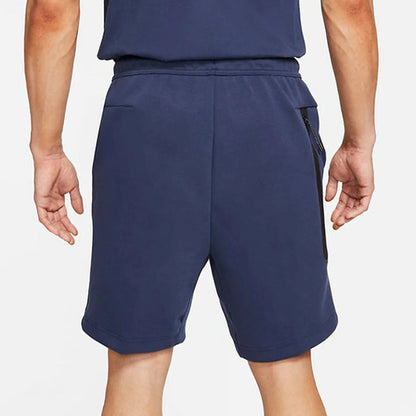 NIKE Tech Fleece Shorts - Navy Blue