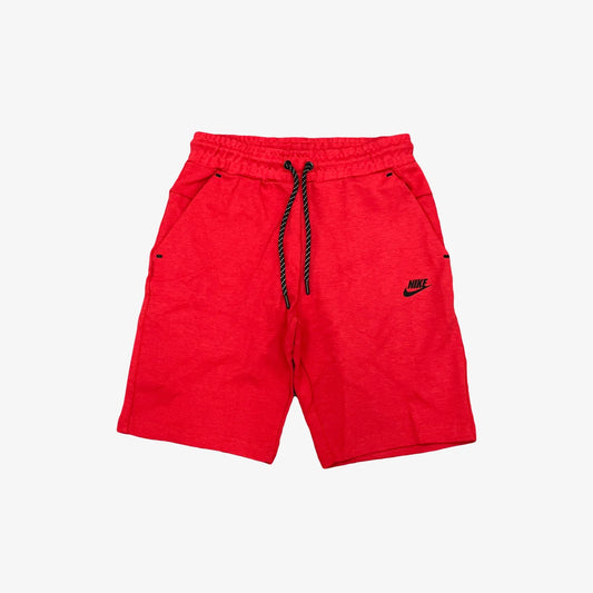 NIKE Tech Fleece Shorts - Red