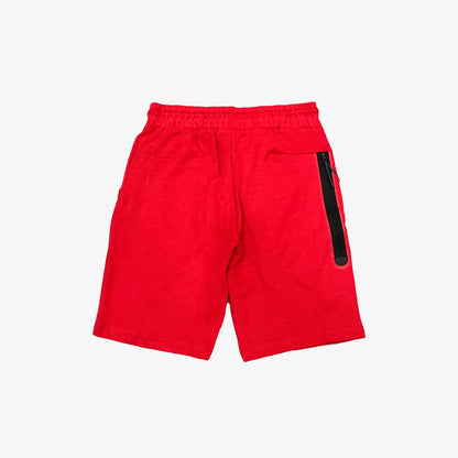 NIKE Tech Fleece Shorts - Red