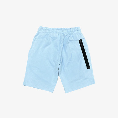 NIKE Tech Fleece Shorts - Blue/White