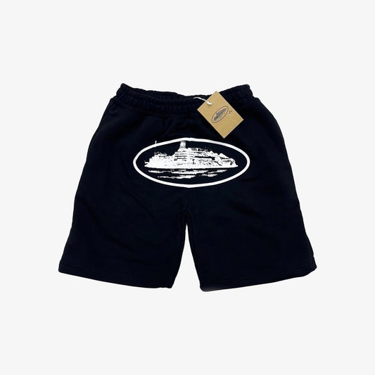 Corteiz OG Alcatraz Shorts Black